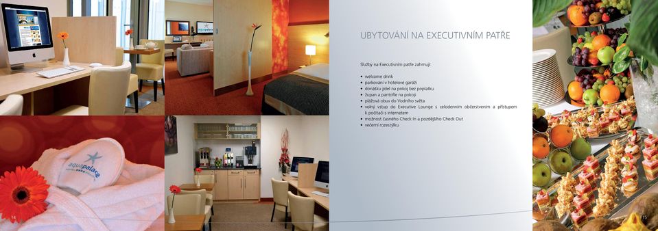 obuv do Vodního světa volný vstup do Executive Lounge s celodenním občerstvením a přístupem