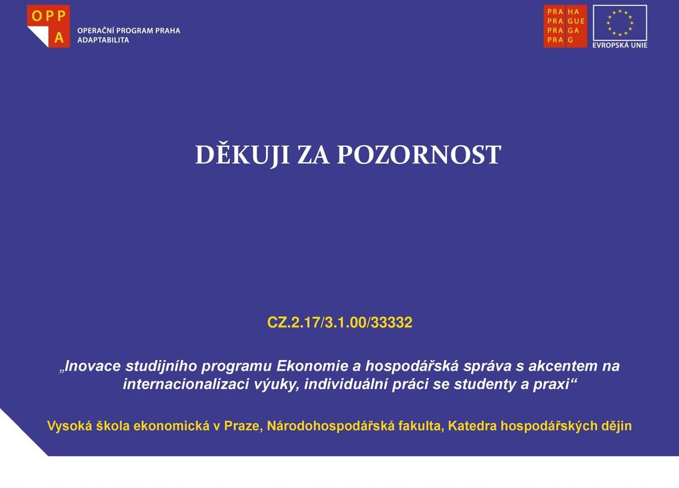 správa s akcentem na internacionalizaci výuky, individuální práci