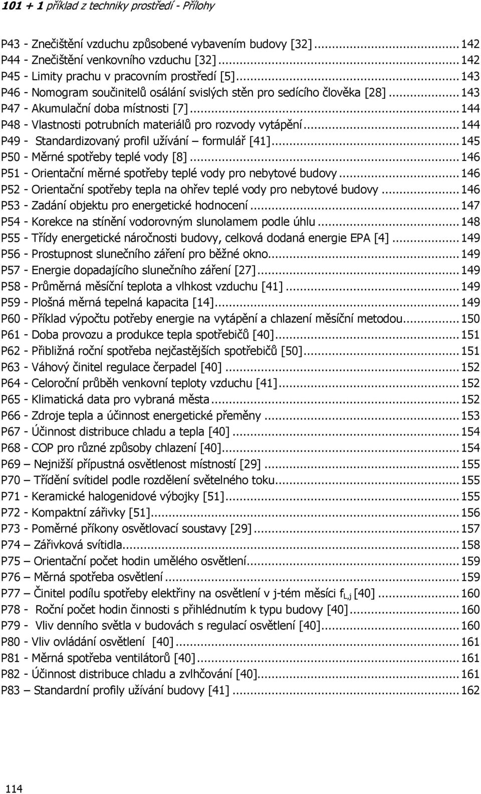 .. 4 P49 - Standardizovaný profil užívání formulář [41]... 5 P50 - Měrné spotřeby teplé vody [8]... 6 P51 - Orientační měrné spotřeby teplé vody pro nebytové budovy.