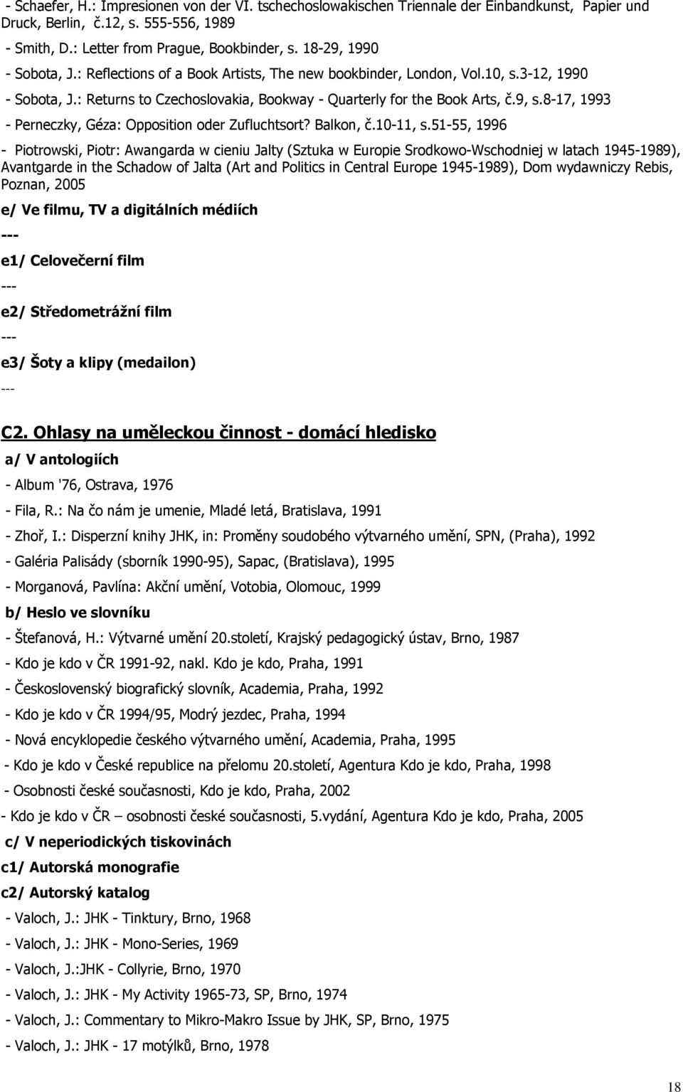 8-17, 1993 - Perneczky, Géza: Opposition oder Zufluchtsort? Balkon, č.10-11, s.