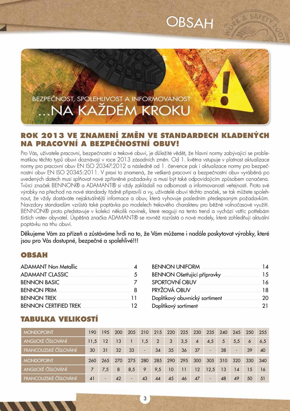 května vstupuje v platnost aktualizace normy pro pracovní obuv EN ISO 20347:2012 a následně od 1. července pak i aktualizace normy pro bezpečnostní obuv EN ISO 20345:2011.