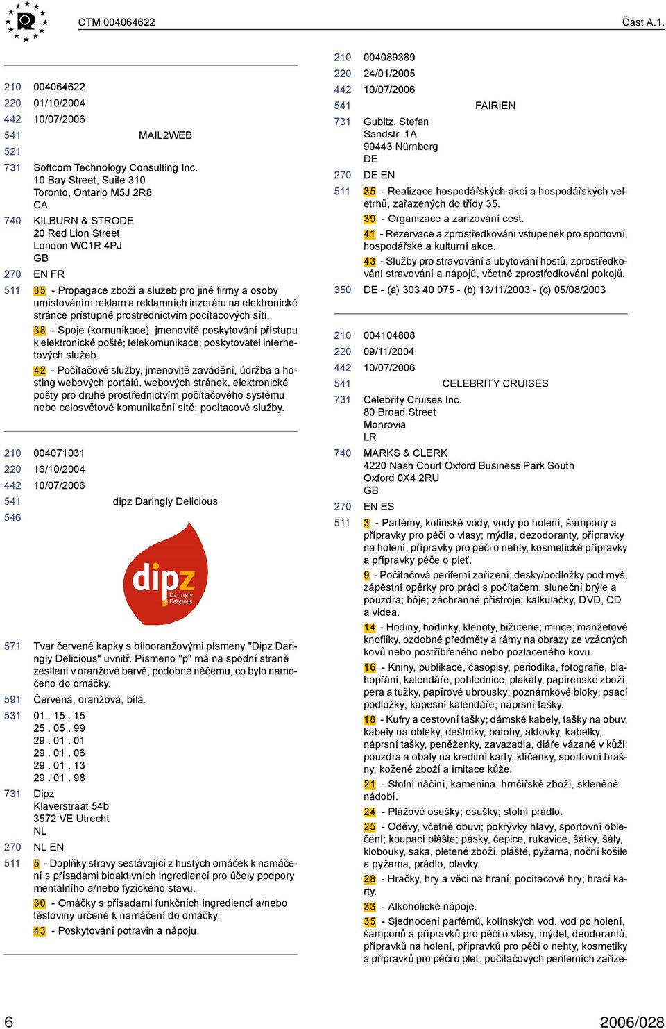 inzerátu na elektronické stránce prístupné prostrednictvím pocítacových sítí.