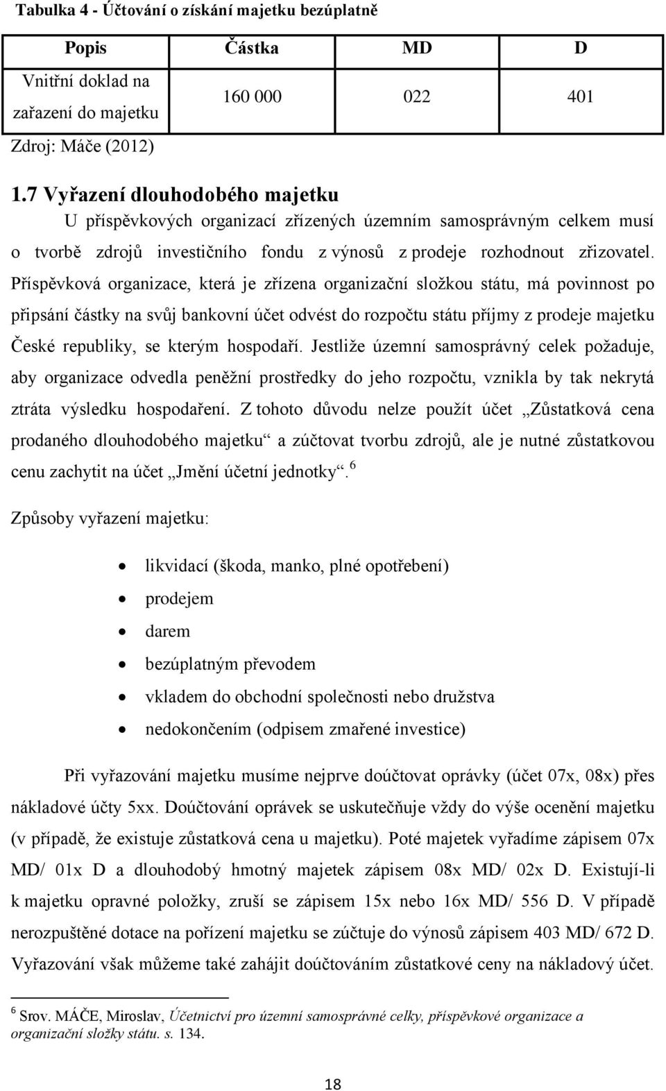 Příspěvková organizace, která je zřízena organizační složkou státu, má povinnost po připsání částky na svůj bankovní účet odvést do rozpočtu státu příjmy z prodeje majetku České republiky, se kterým