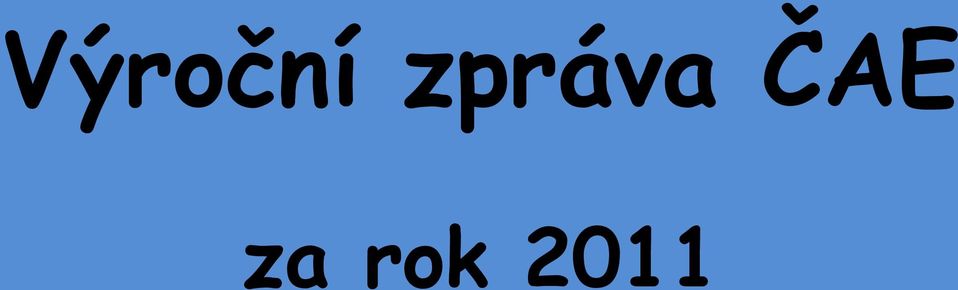 ČAE za