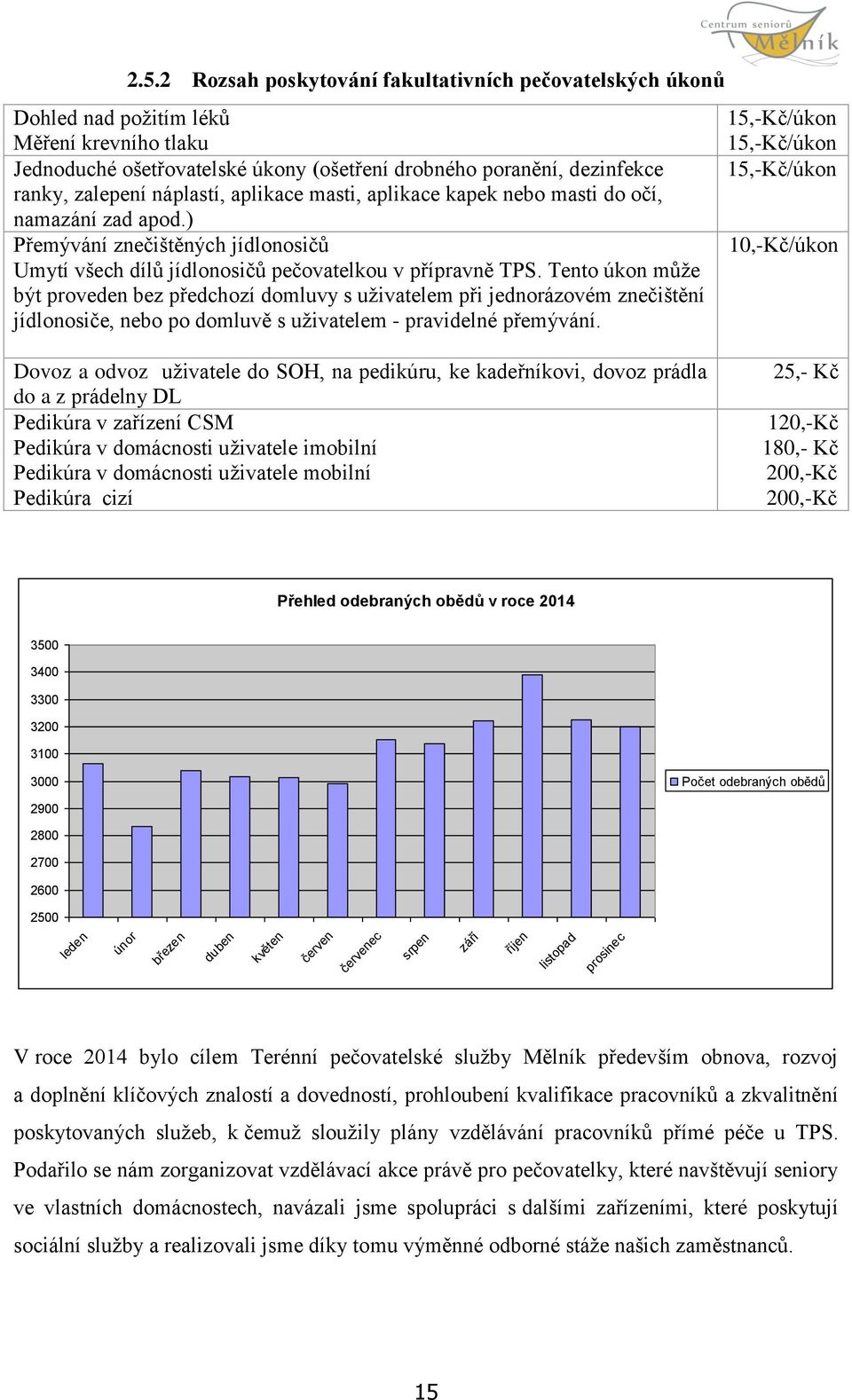 Tento úkon může být proveden bez předchozí domluvy s uživatelem při jednorázovém znečištění jídlonosiče, nebo po domluvě s uživatelem - pravidelné přemývání.