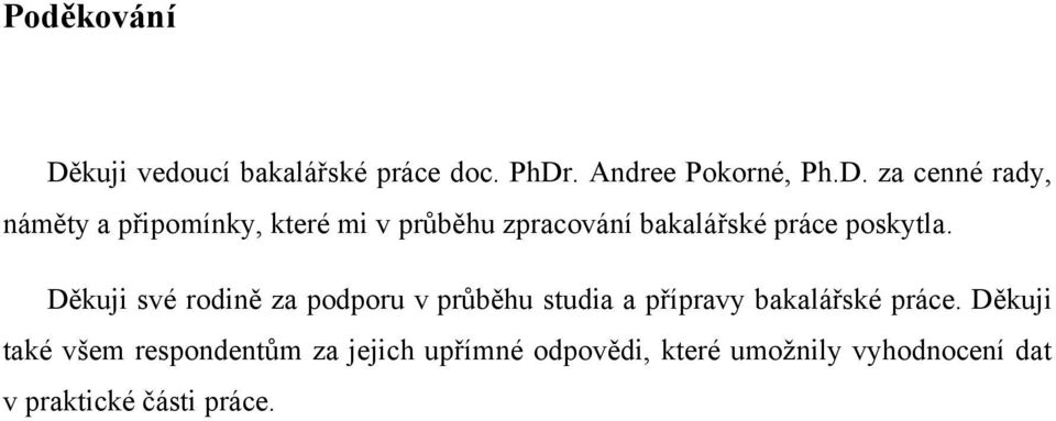 . Andree Pokorné, Ph.D.