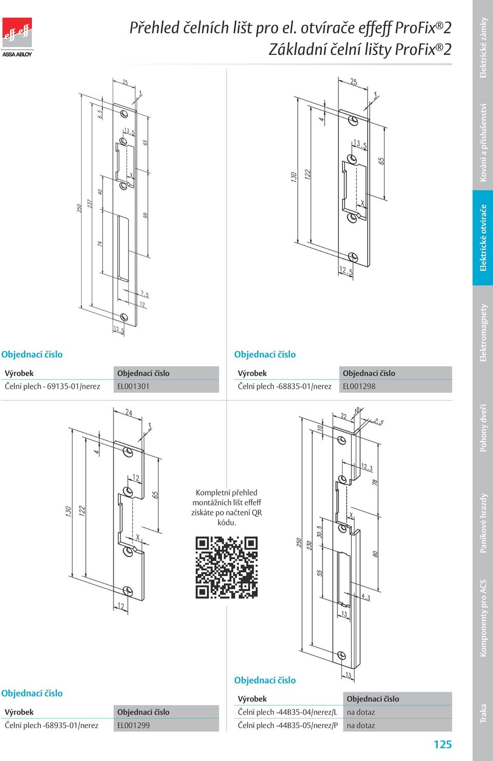 Kompletní přehled montážních lišt effeff získáte po načtení QR kódu.