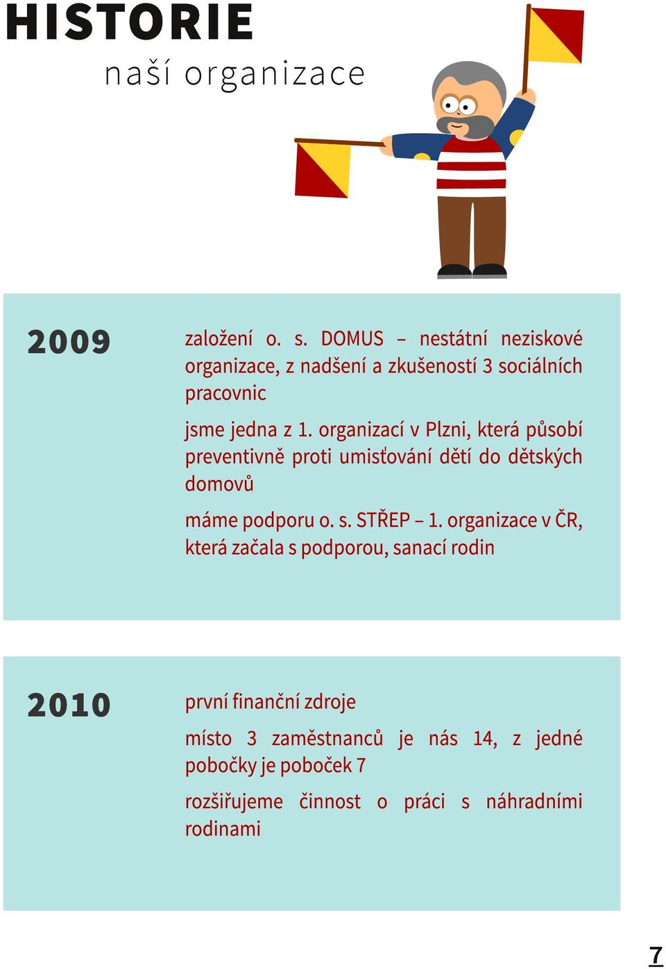 organizací v Plzni, která působí preventivně proti umisťování dětí do dětských domovů máme podporu o. s. STŘEP 1.