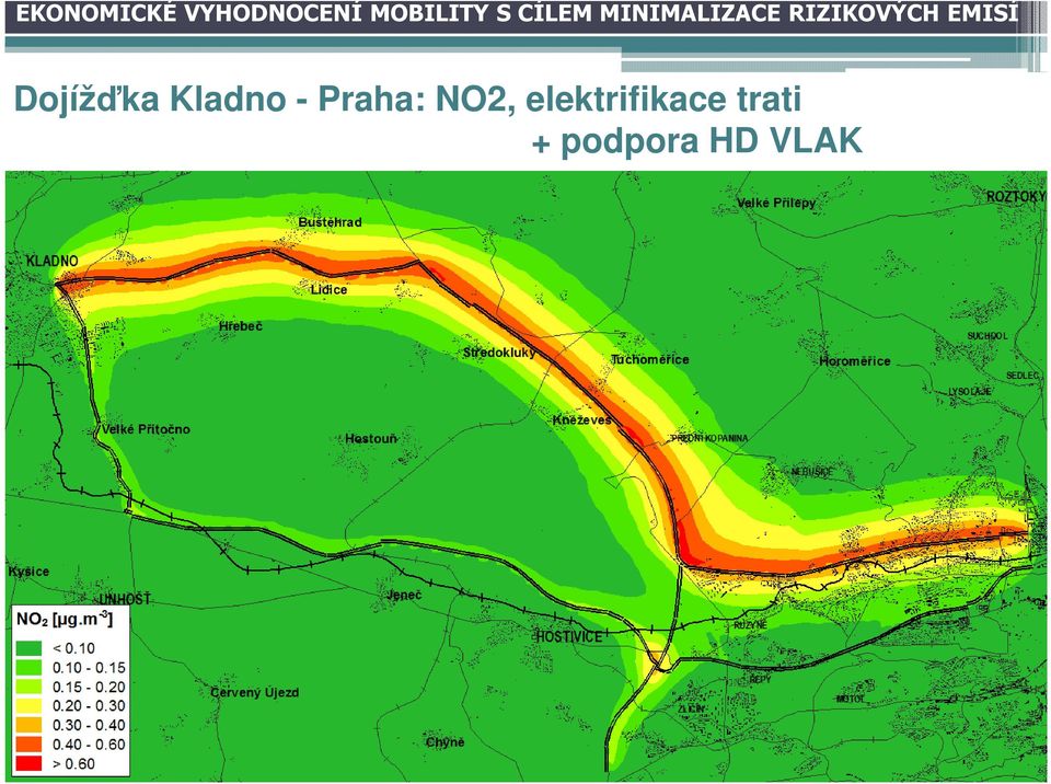 EMISÍ Dojížďka Kladno - Praha: