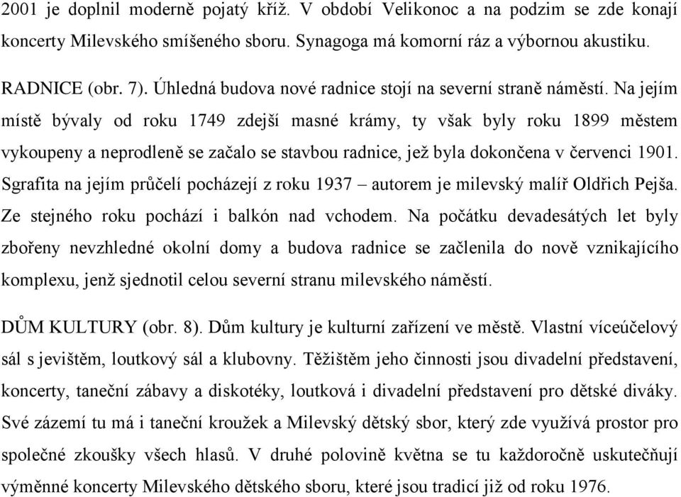 Na jejím místě bývaly od roku 1749 zdejší masné krámy, ty však byly roku 1899 městem vykoupeny a neprodleně se začalo se stavbou radnice, jež byla dokončena v červenci 1901.