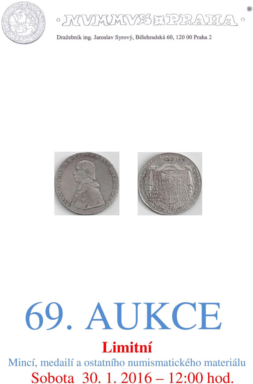 numismatického materiálu