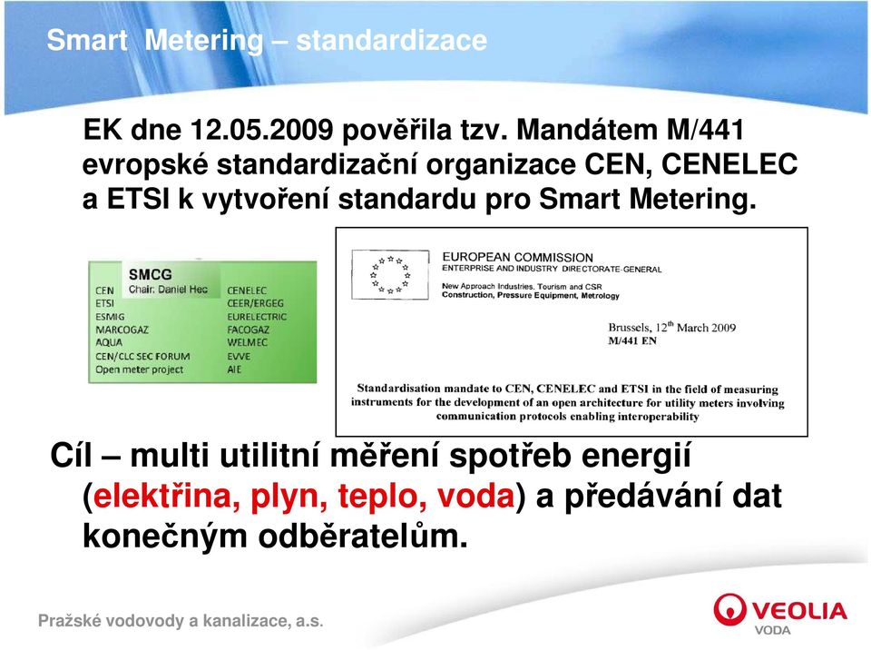 k vytvoření standardu pro Smart Metering.