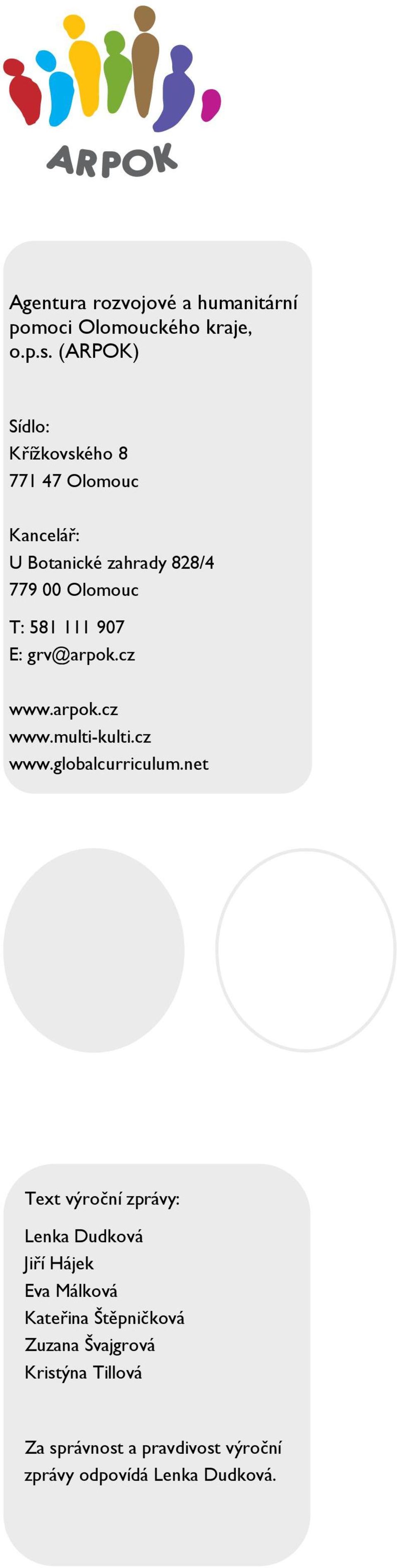 907 E: grv@arpok.cz www.arpok.cz www.multi-kulti.cz www.globalcurriculum.