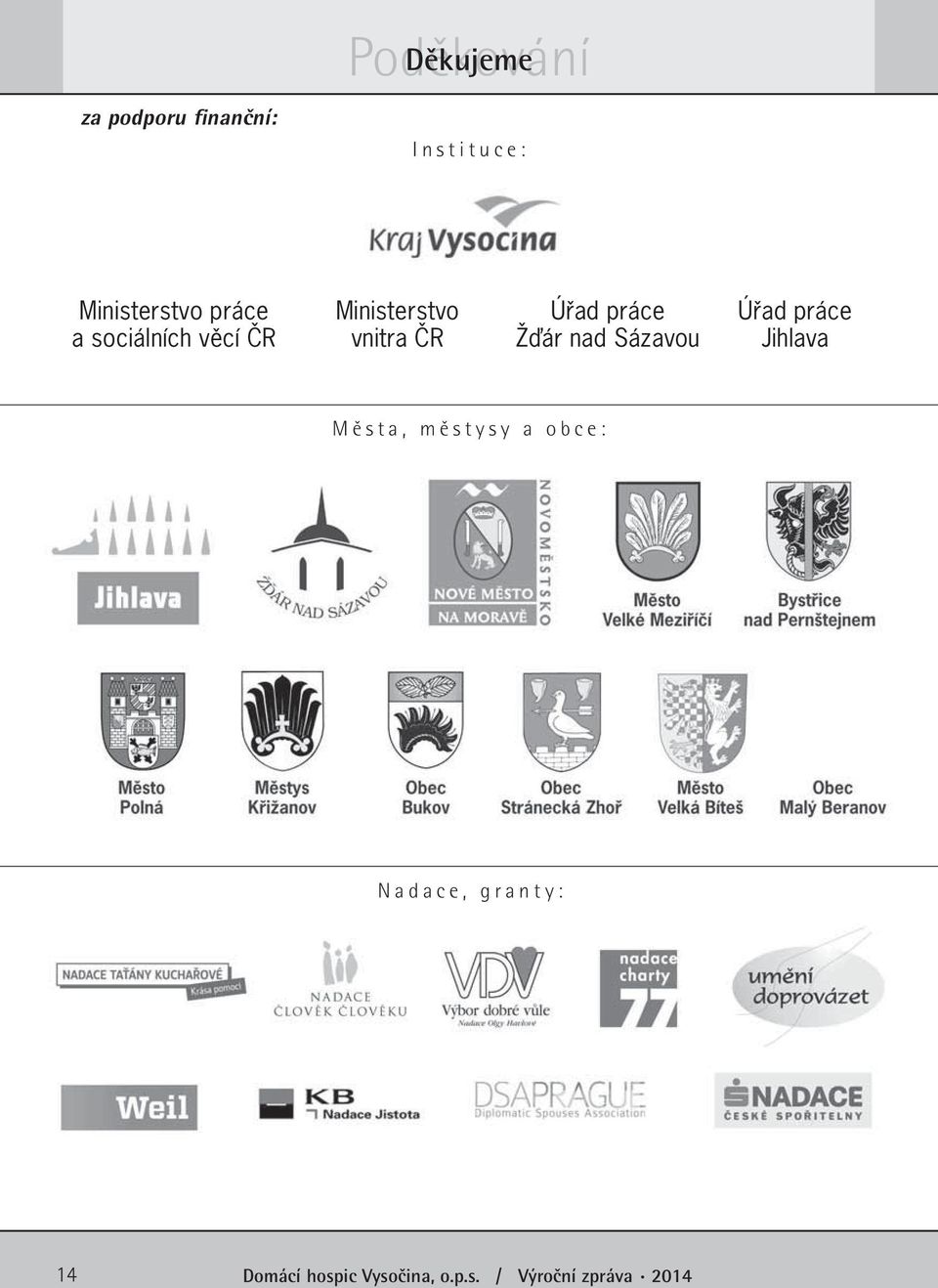 Ministerstvo vnitra ČR Úřad práce Žďár nad Sázavou