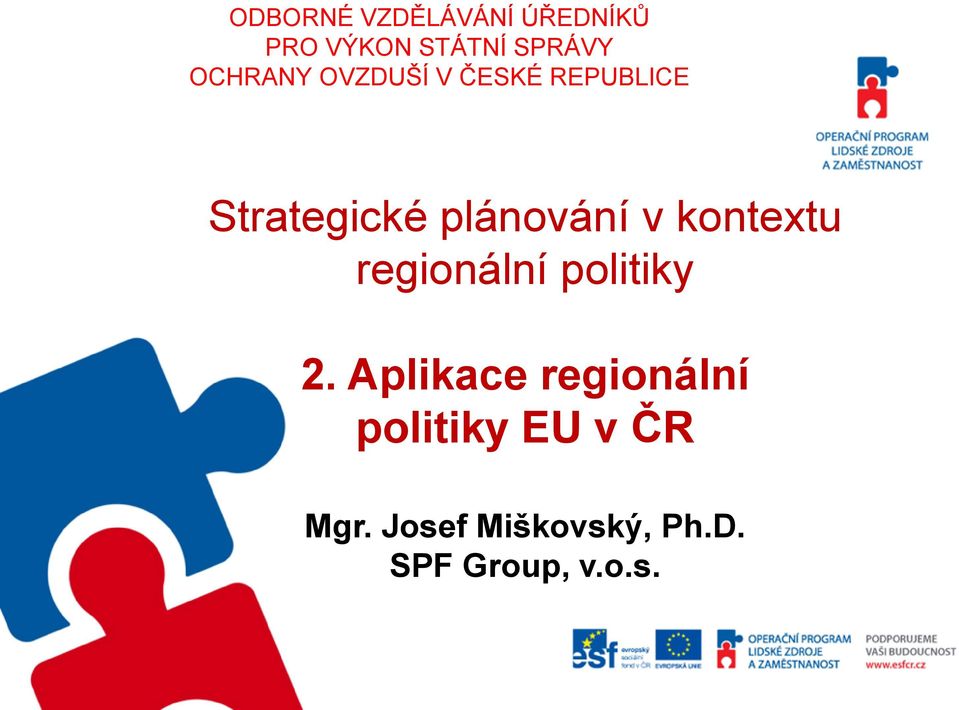 v kontextu regionální politiky 2.