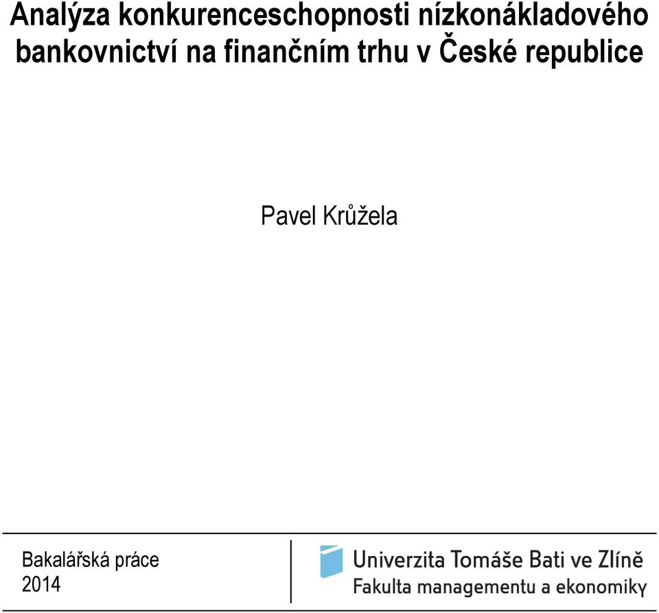 finančním trhu v České republice