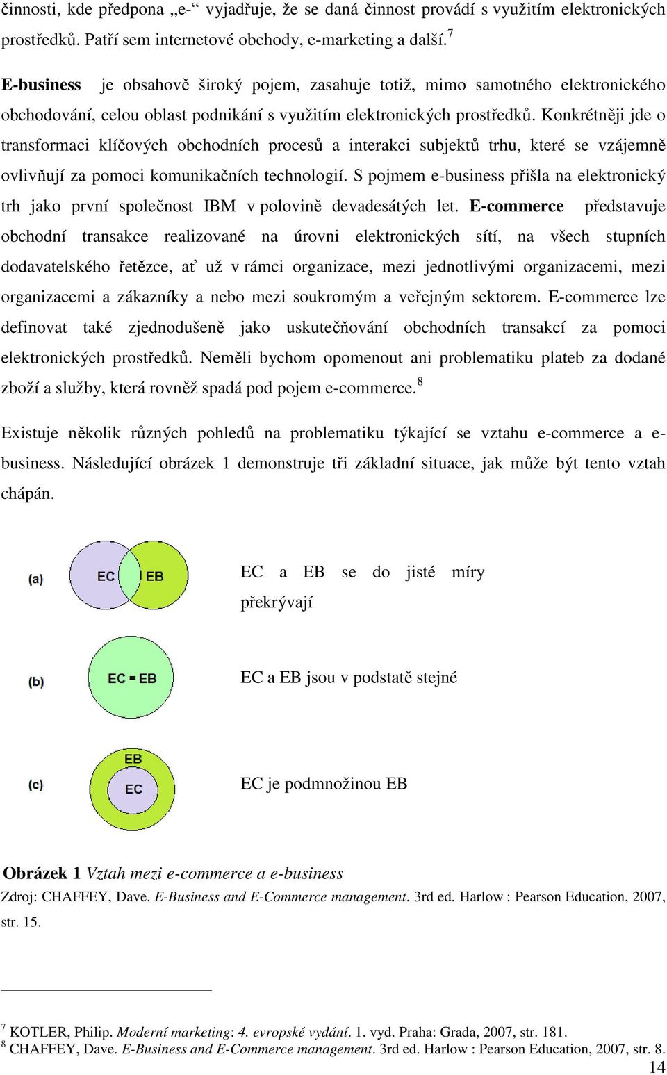 Konkrétněji jde o transformaci klíčových obchodních procesů a interakci subjektů trhu, které se vzájemně ovlivňují za pomoci komunikačních technologií.