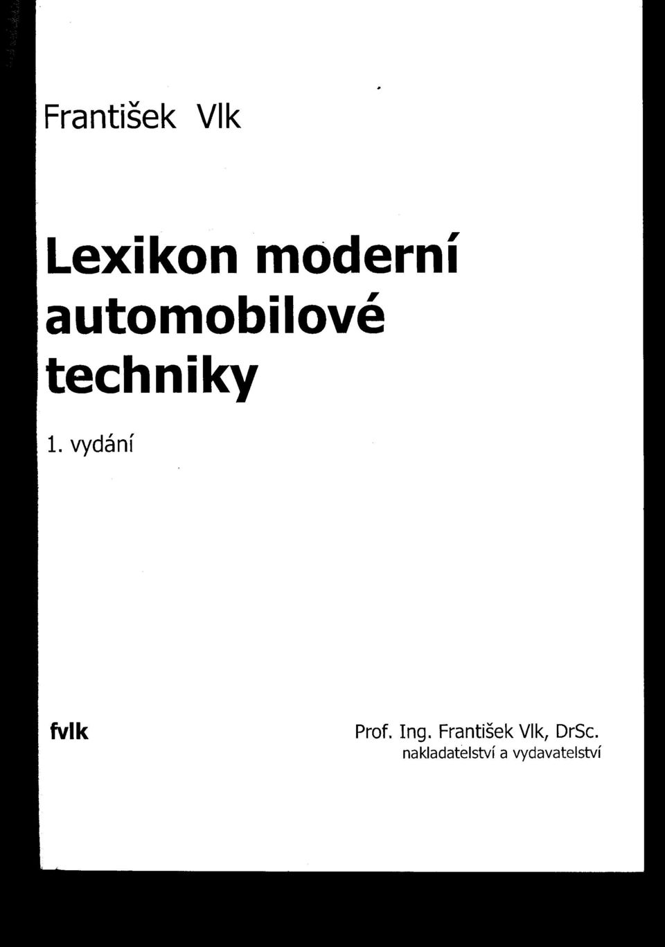 fvlk Prof Ing František Vlk,