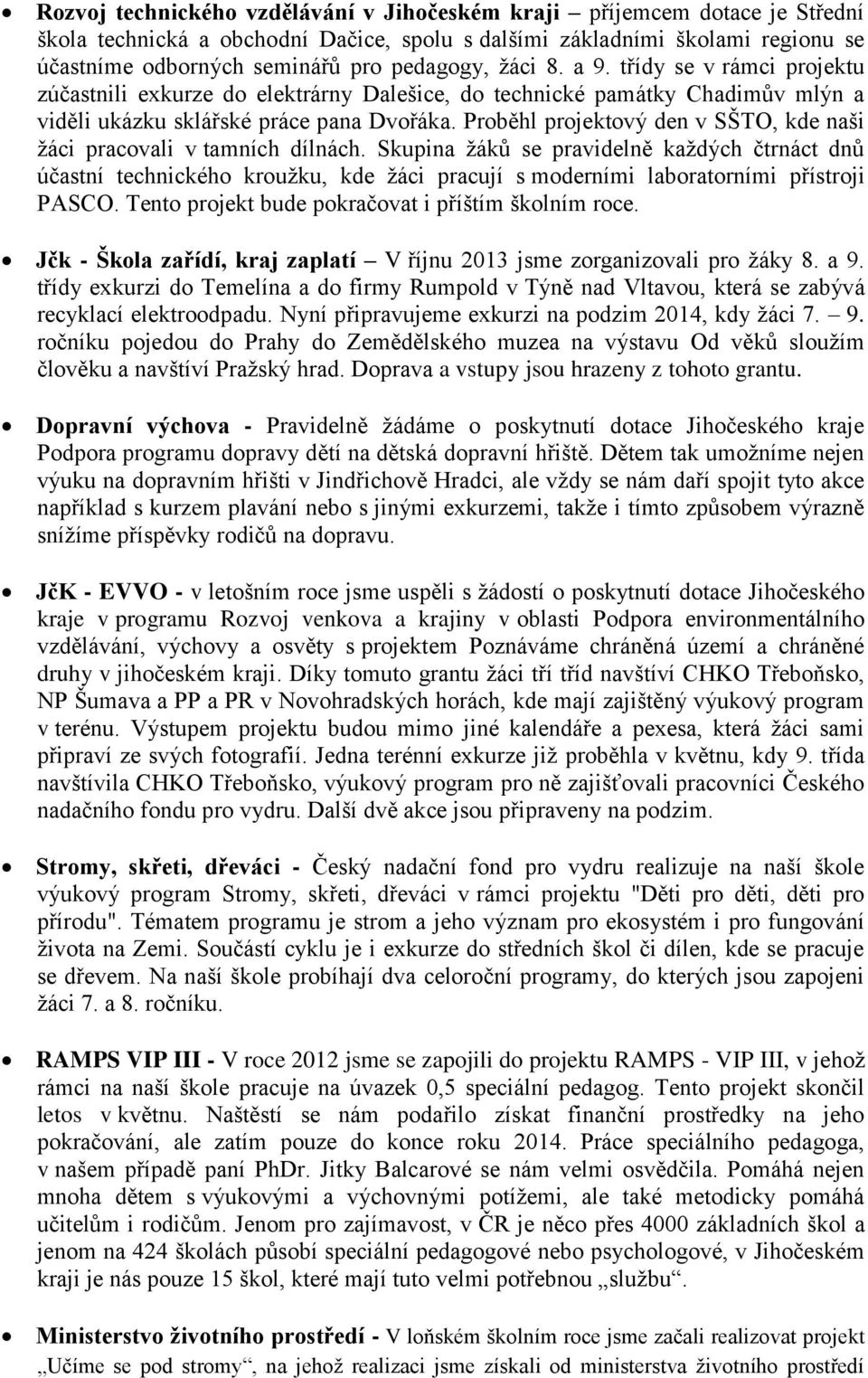 Proběhl projektový den v SŠTO, kde naši žáci pracovali v tamních dílnách.