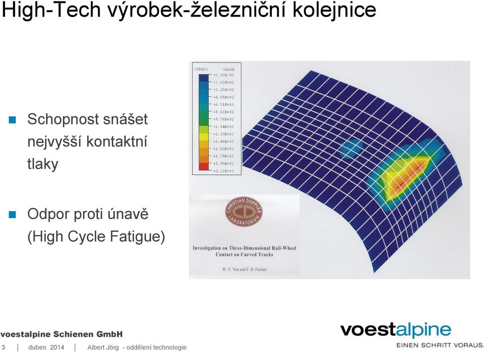 tlaky Odpor proti únavě (High Cycle