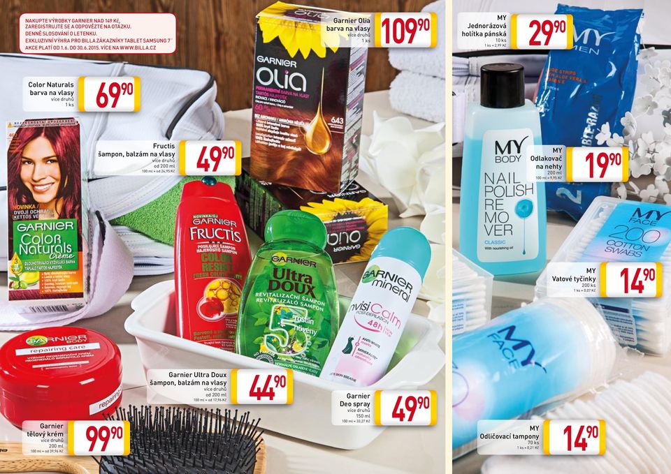 cz Color Naturals barva na vlasy 109 MY Jednorázová holítka pánská 10 ks 1 ks = 2,99 Kč 29 69 Fructis šampon, balzám na vlasy od 200 ml 100 ml = od 24,95 Kč 49 MY Odlakovač na