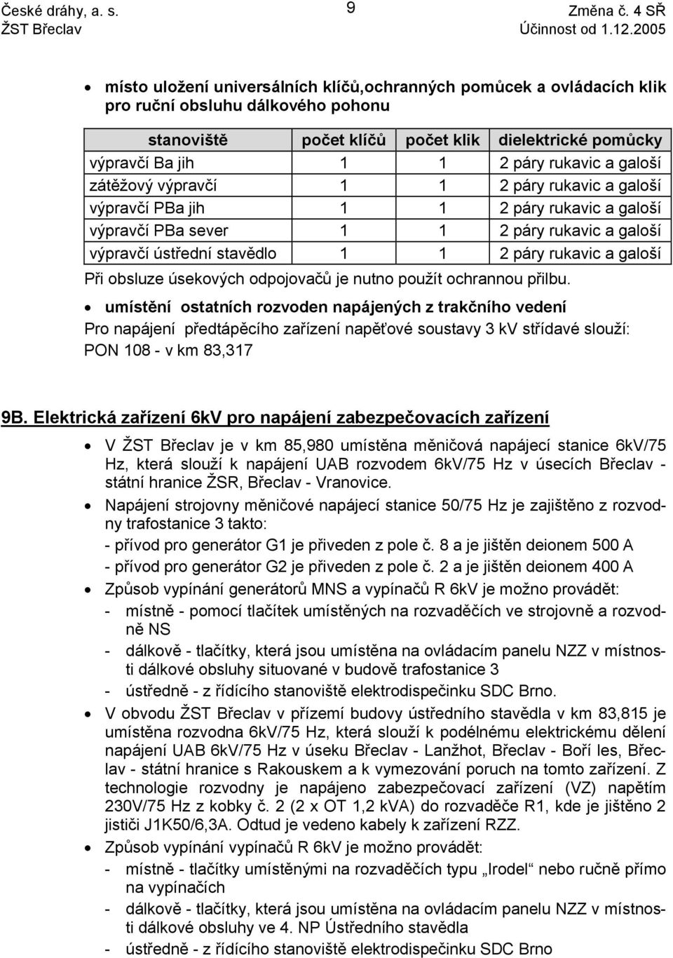 rukavic a galoší zátěžový výpravčí 1 1 2 páry rukavic a galoší výpravčí PBa jih 1 1 2 páry rukavic a galoší výpravčí PBa sever 1 1 2 páry rukavic a galoší výpravčí ústřední stavědlo 1 1 2 páry