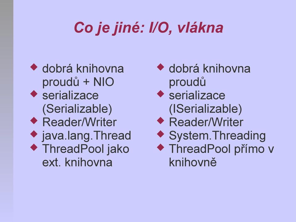 thread ThreadPool jako ext.