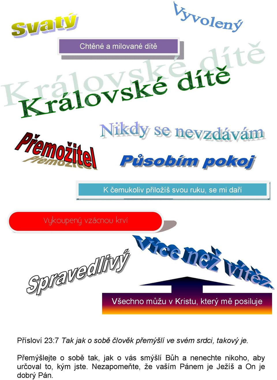 přemýšlí ve svém srdci, takový je.