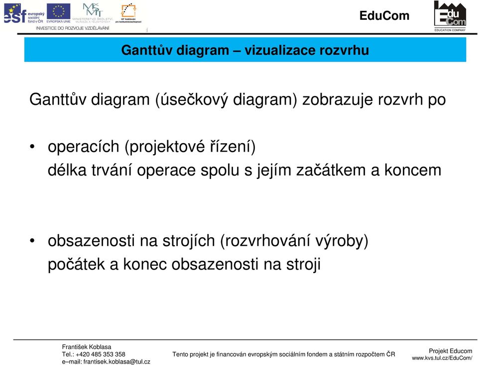 délka trvání operace spolu s jejím začátkem a koncem