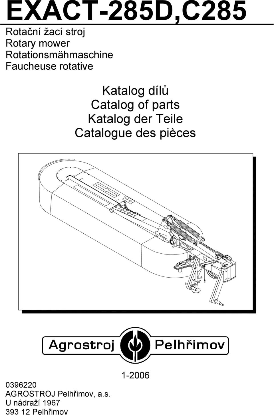 Catalog of parts Katalog der Teile Catalogue des pièces