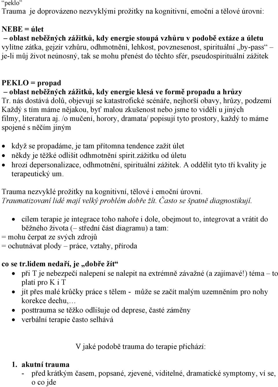 energie klesá ve formě propadu a hrůzy Tr.