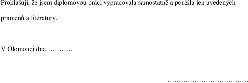 samostatn a použila jen