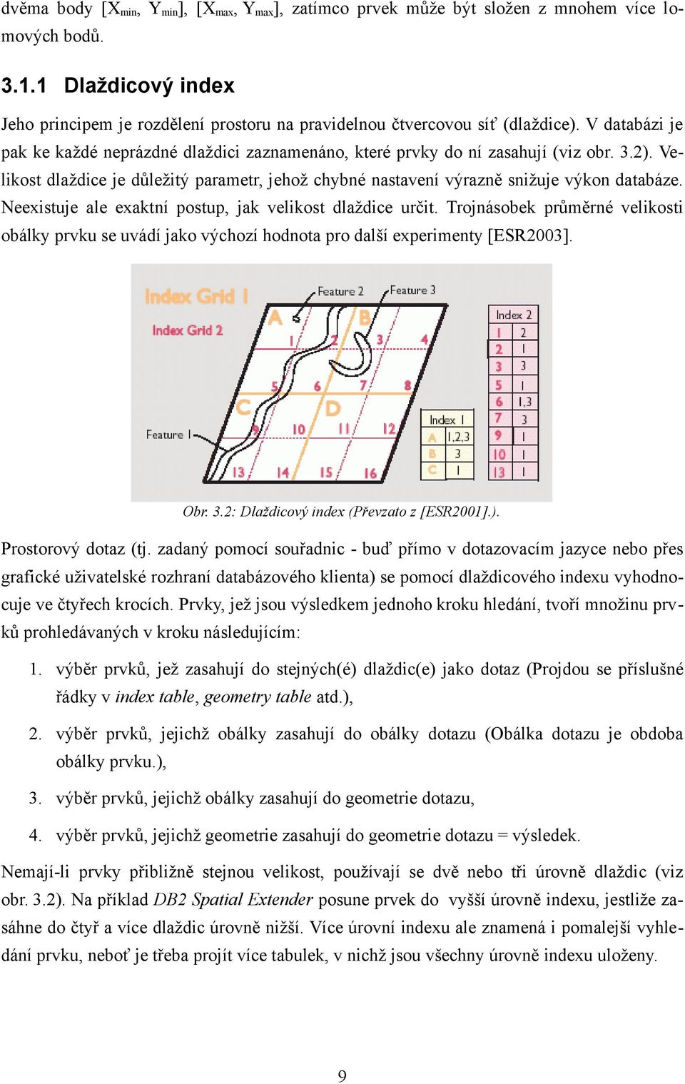 Velikost dlaždice je důležitý parametr, jehož chybné nastavení výrazně snižuje výkon databáze. Neexistuje ale exaktní postup, jak velikost dlaždice určit.