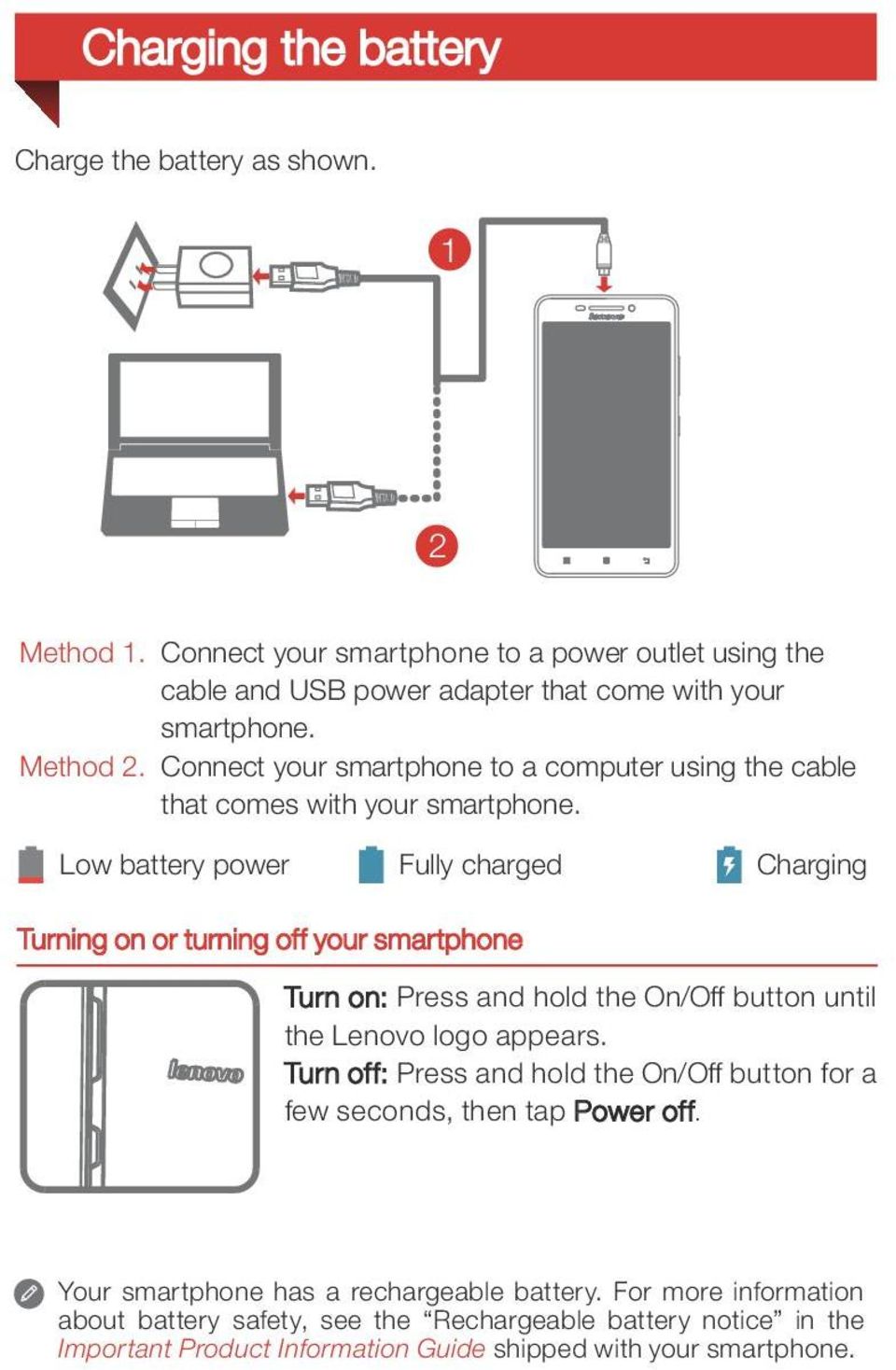 Connect your smartphone to a computer using the cable that comes with your smartphone.