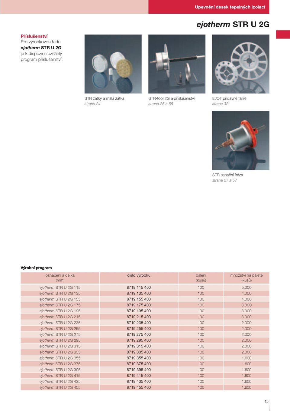 000 ejotherm STR U 2G 135 8719 135 400 100 4.000 ejotherm STR U 2G 155 8719 155 400 100 4.000 ejotherm STR U 2G 175 8719 175 400 100 3.000 ejotherm STR U 2G 195 8719 195 400 100 3.