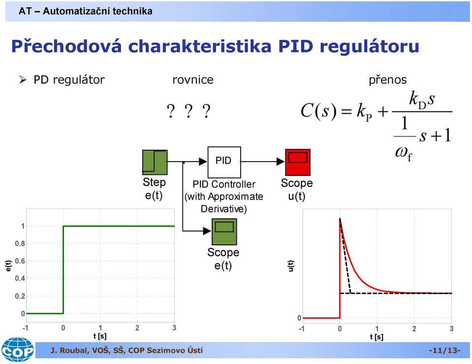 ?? C () přeno = + + Step Controller erivative).