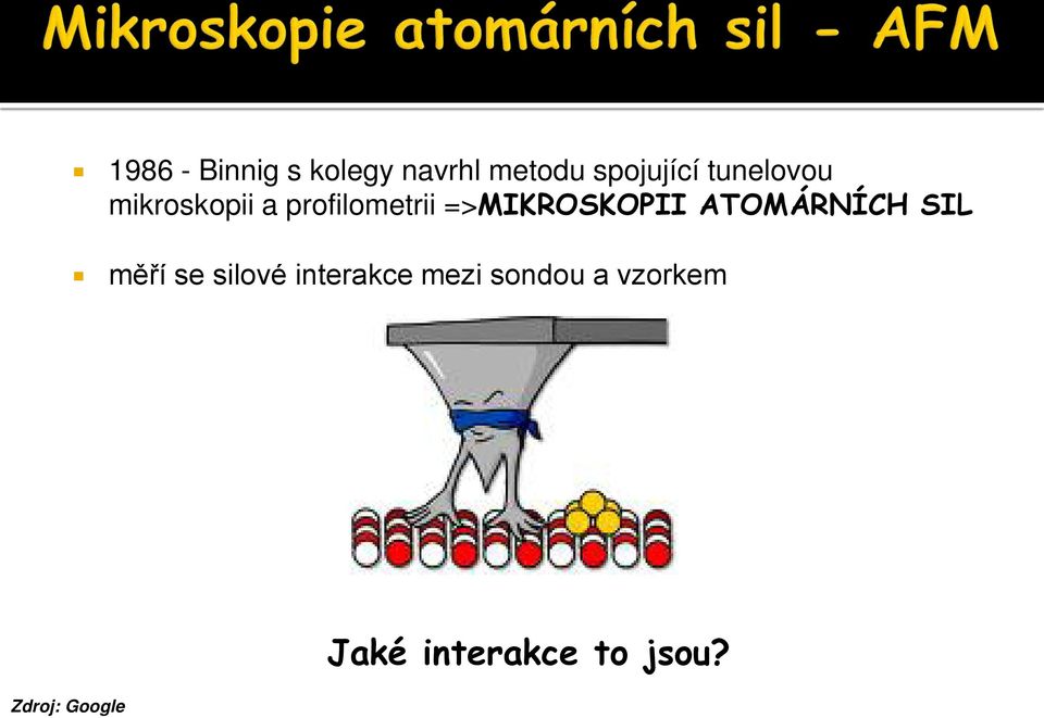 =>MIKROSKOPII ATOMÁRNÍCH SIL měří se silové