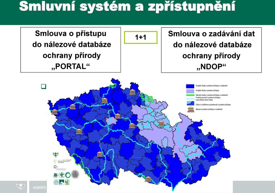 OVSS) přímé přidělení práv - ČIŽP (ředitelství +oblastní inspektoráty) smlouva - NP - smlouva - KÚ - geografické omezení, smlouva - ORP3 -