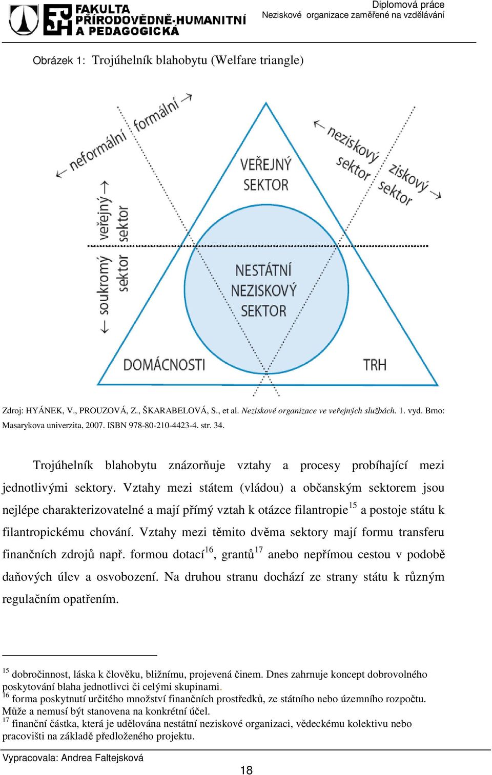 Vztahy mezi státem (vládou) a občanským sektorem jsou nejlépe charakterizovatelné a mají přímý vztah k otázce filantropie 15 a postoje státu k filantropickému chování.