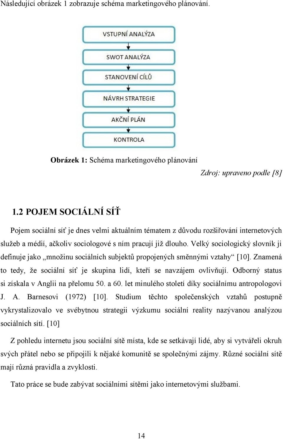 Velký sociologický slovník ji definuje jako množinu sociálních subjektů propojených směnnými vztahy [10]. Znamená to tedy, že sociální síť je skupina lidí, kteří se navzájem ovlivňují.