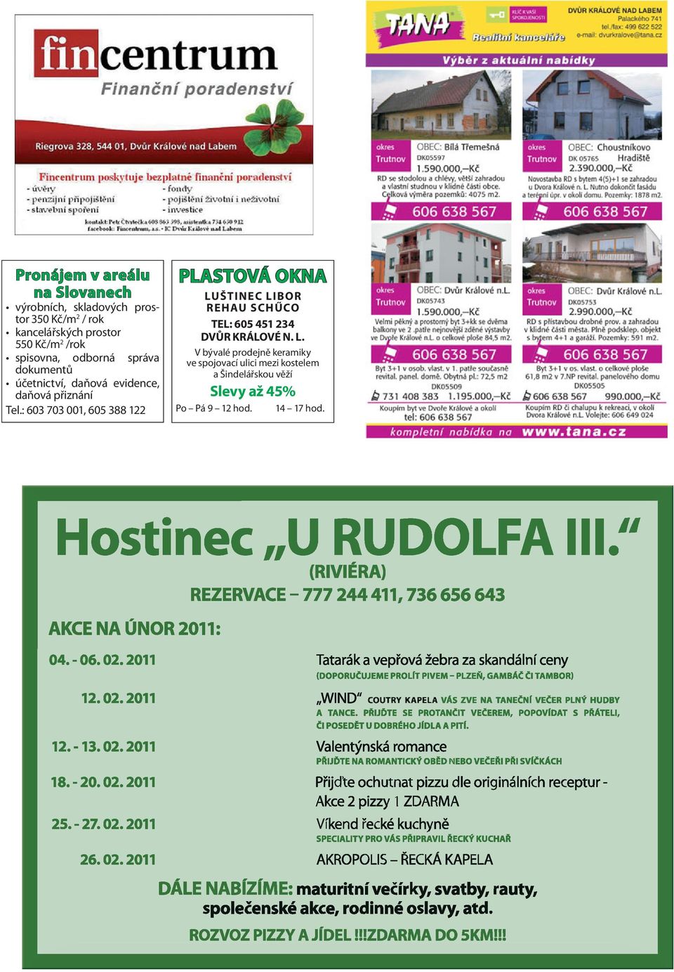 : 603 703 001, 605 388 122 PLASTOVÁ OKNA LU