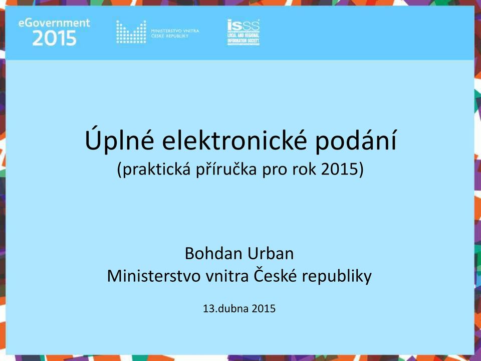 Bohdan Urban Ministerstvo