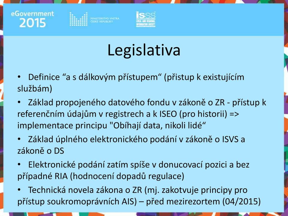 ého elektro i kého podá í záko ě o I V a záko ě o D Elektro i ké podá í zatí spíše do u o a í pozi i a ez případ é RIA hod