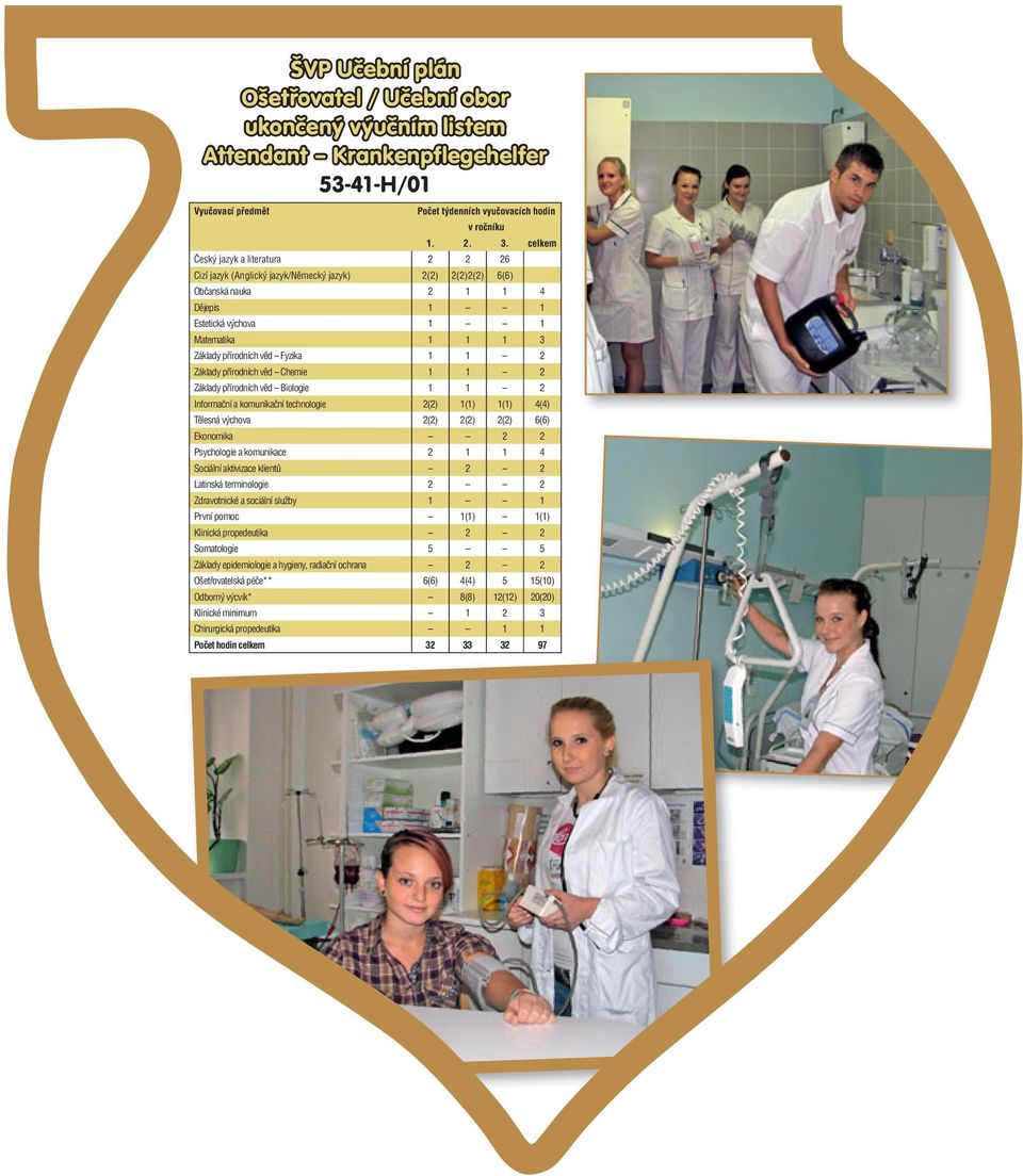 Fyzika 1 1 2 Základy přírodních věd Chemie 1 1 2 Základy přírodních věd Biologie 1 1 2 Informační a komunikační technologie 2(2) 1(1) 1(1) 4(4) Tělesná výchova 2(2) 2(2) 2(2) 6(6) Ekonomika 2 2