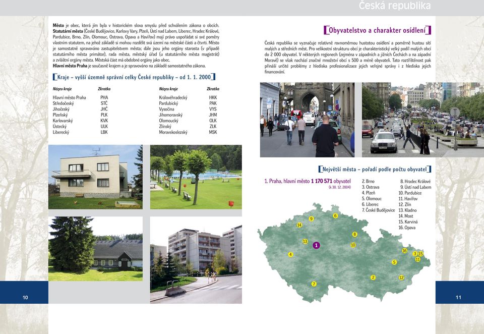 statutem, na jehož základě si mohou rozdělit svá území na městské části a čtvrti.