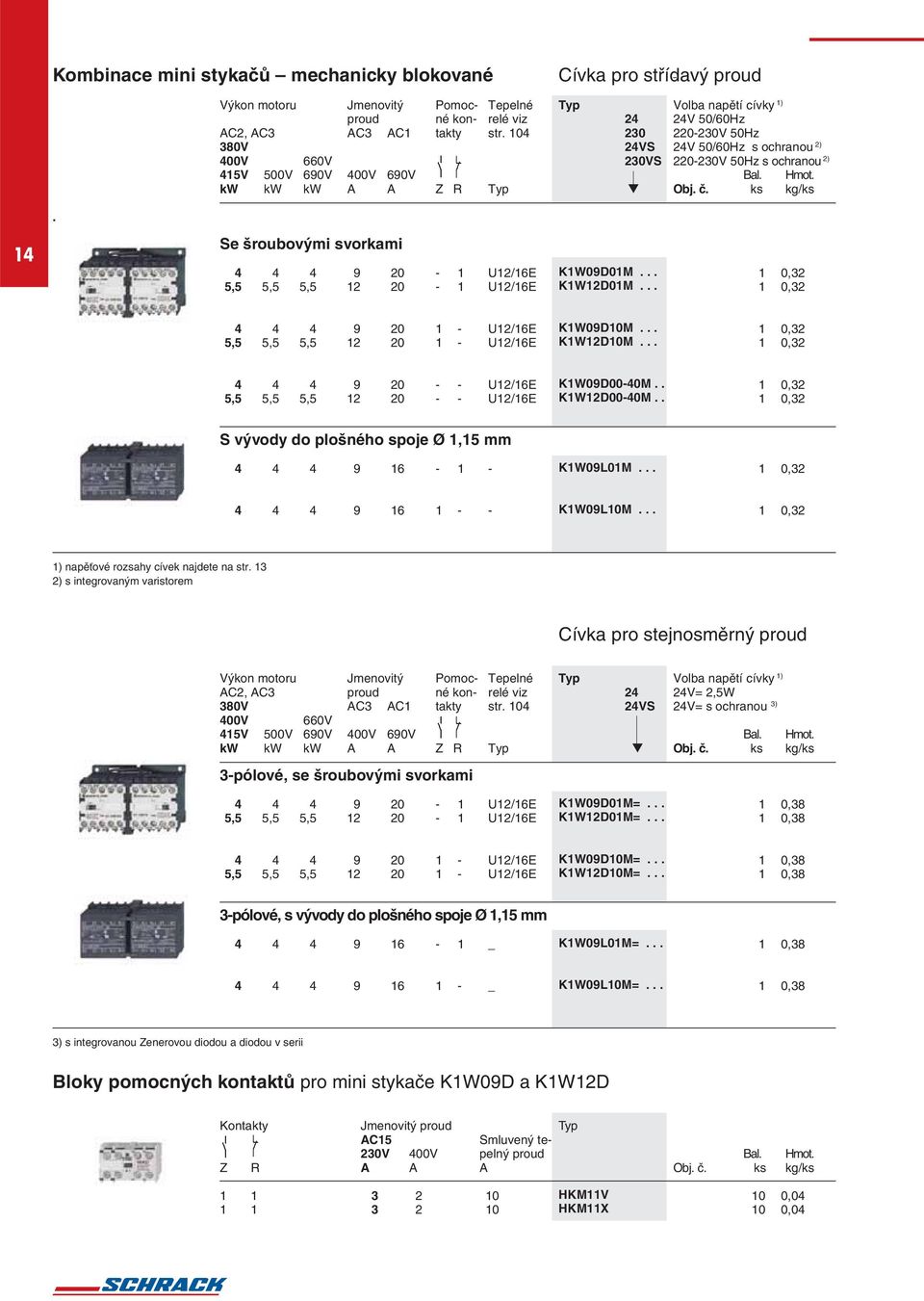 Se šroubovými svorkami 5,5 5,5 5,5 9 2 20 20 U2/6E U2/6E KW09D0M... KW2D0M... 0,32 0,32 9 20 U2/6E KW09D0M... 0,32 5,5 5,5 5,5 2 20 U2/6E KW2D0M... 0,32 9 20 U2/6E KW09D000M.