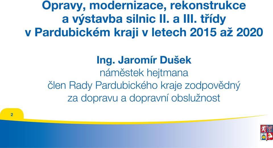 třídy v Pardubickém kraji v letech 2015 až 2020 Ing.