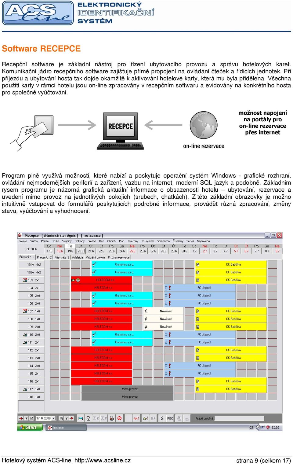 Při příjezdu a ubytování hosta tak dojde okamžitě k aktivování hotelové karty, která mu byla přidělena.