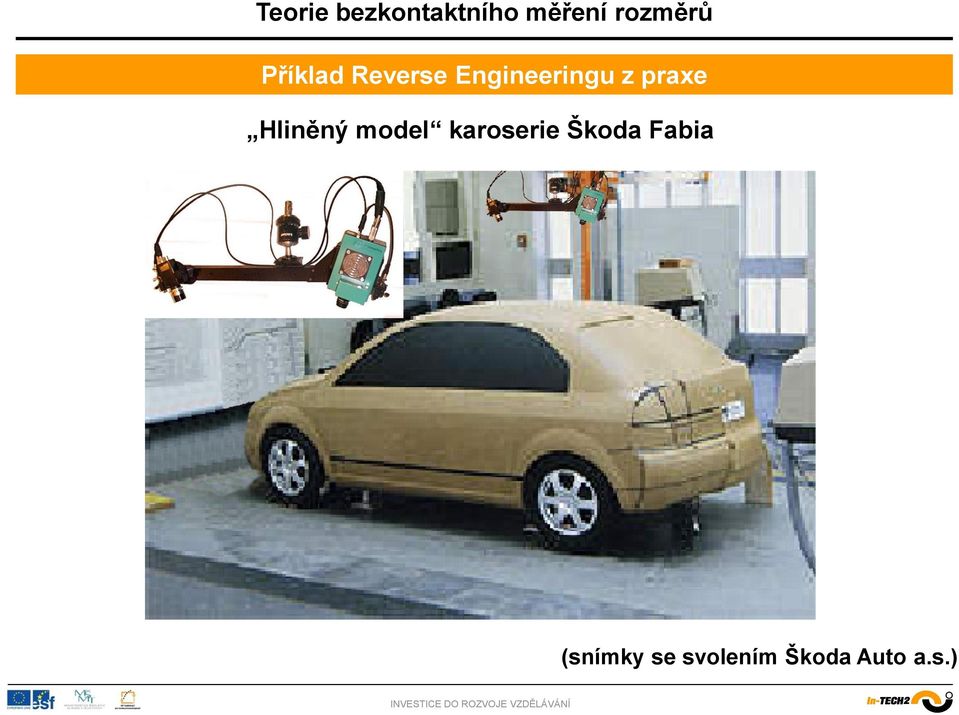 Hliněný model karoserie