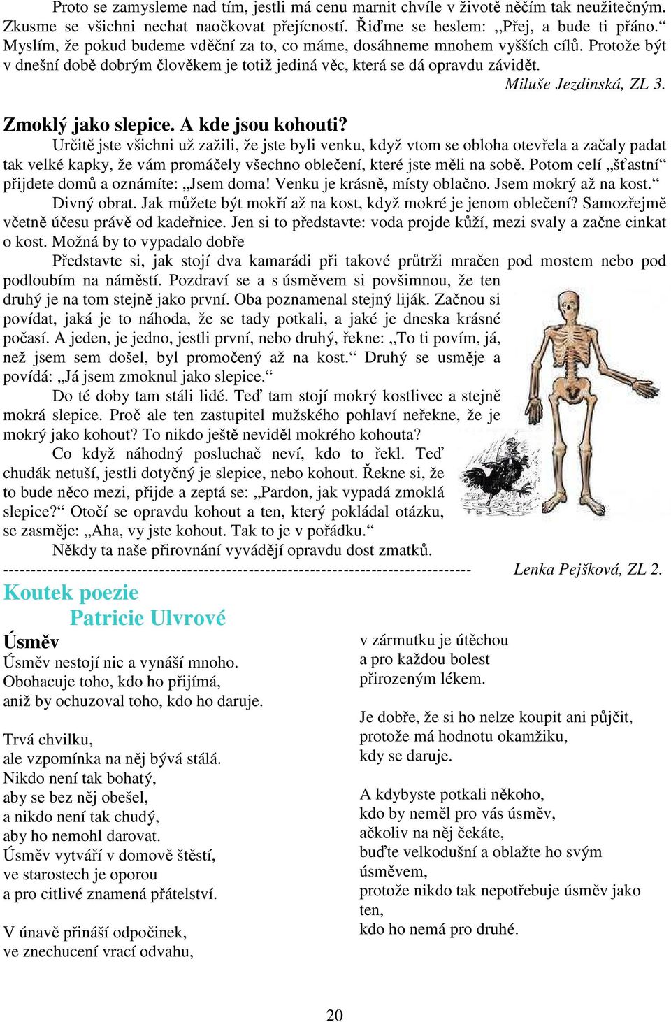 Zmoklý jako slepice. A kde jsou kohouti?